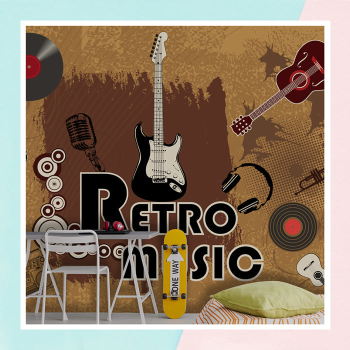 Retro Music Wallpaper For Wall