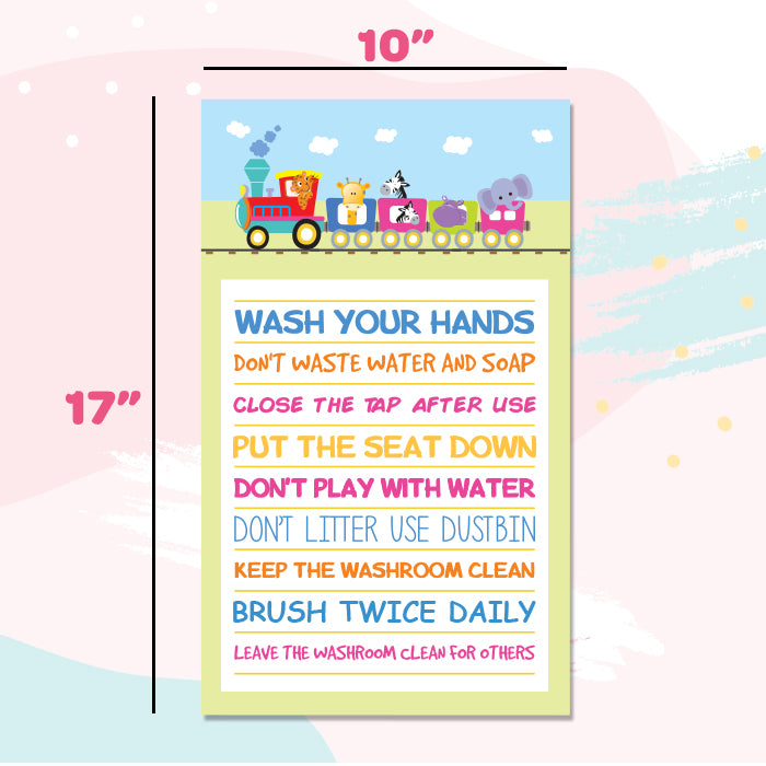 Bathroom Wall Art Frame | Ride to the Washroom