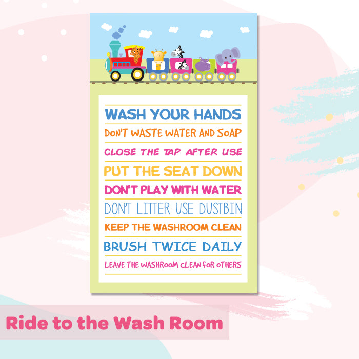 Bathroom Wall Art Frame | Ride to the Washroom