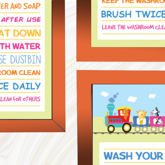 Bathroom Wall Art Frame | Ride to the Washroom