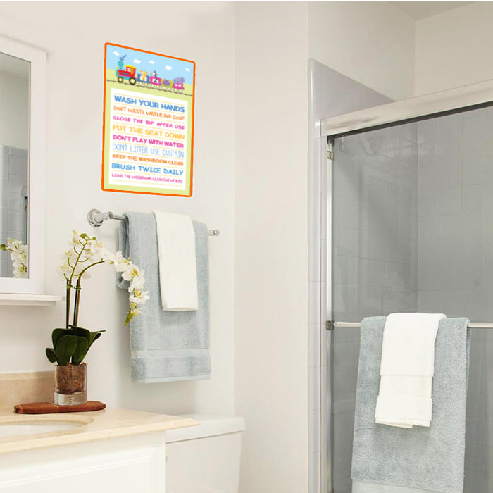 Bathroom Wall Art Frame | Ride to the Washroom