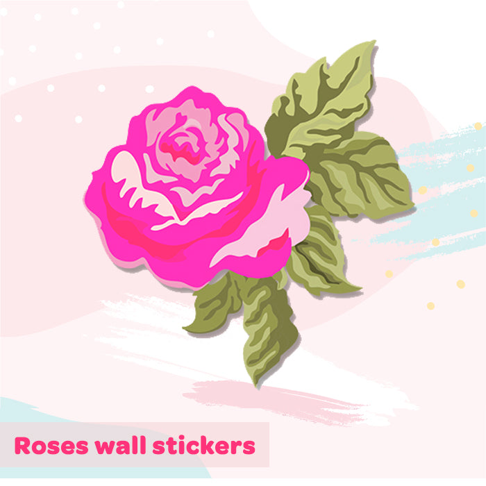 Mini Wall Art Stickers For Room | Roses