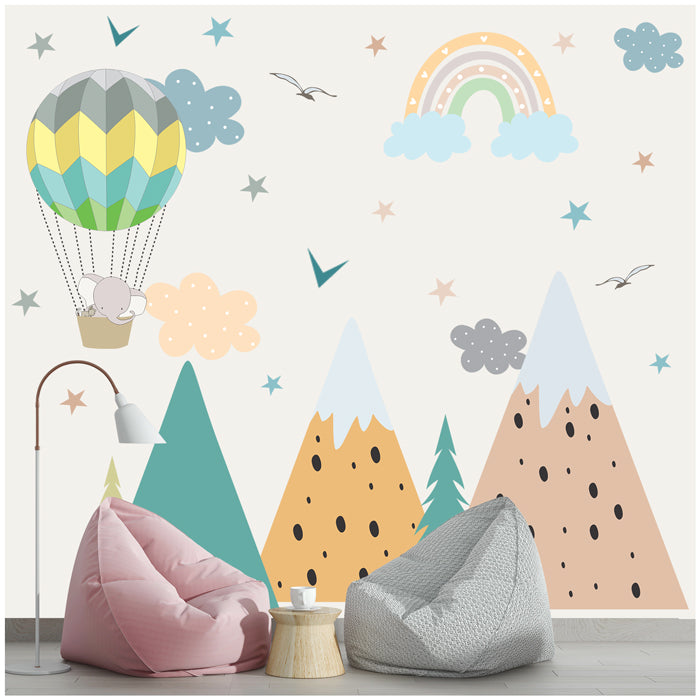Wall Stickers For Room | Scandinavian Mountains