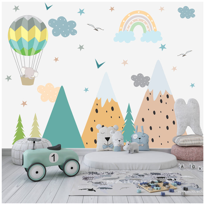 Wall Stickers For Room | Scandinavian Mountains
