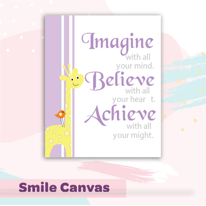 Canvas Wall Art Frame | Smile