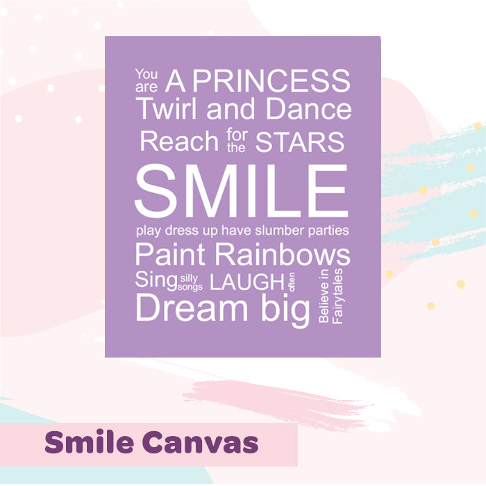 Canvas Wall Art Frame | Smile