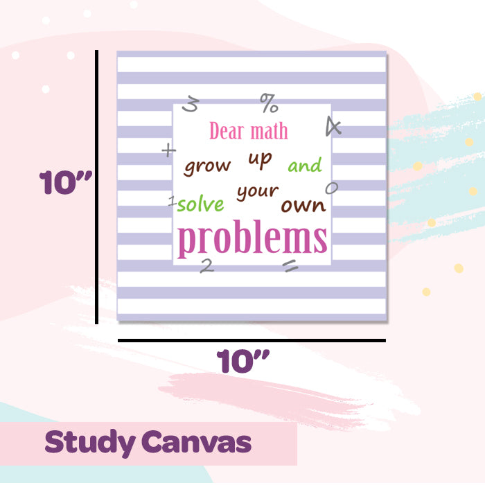 Canvas Wall Art Frame | Study Time