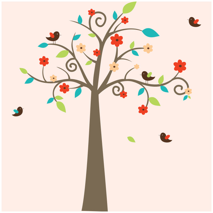 Wall Stickers For Room | Swirl Tree