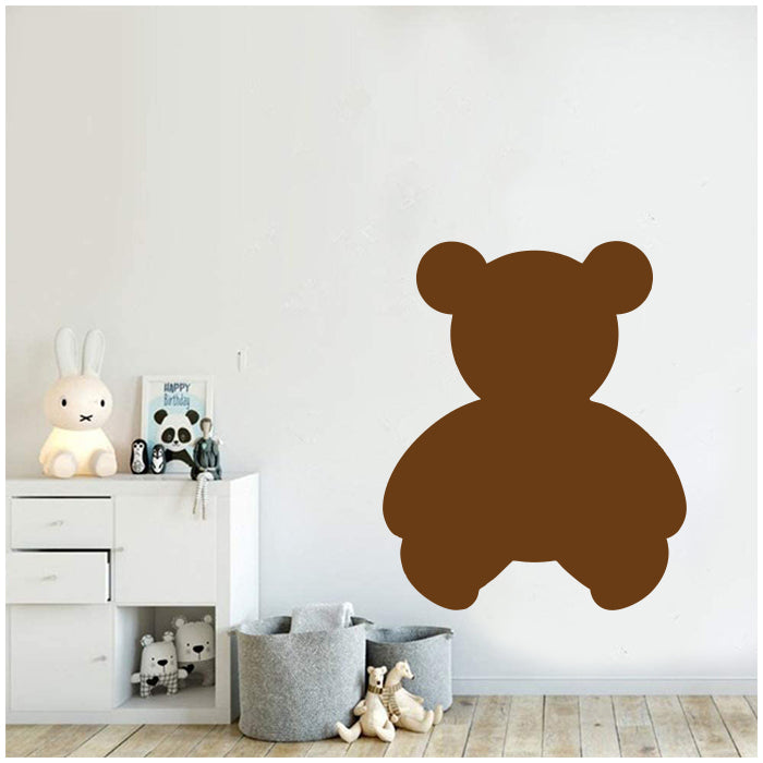 Chalk Wall Decals | Teddy Bear - Brown