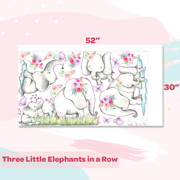 Wall Stickers For Room | Cute Elephants