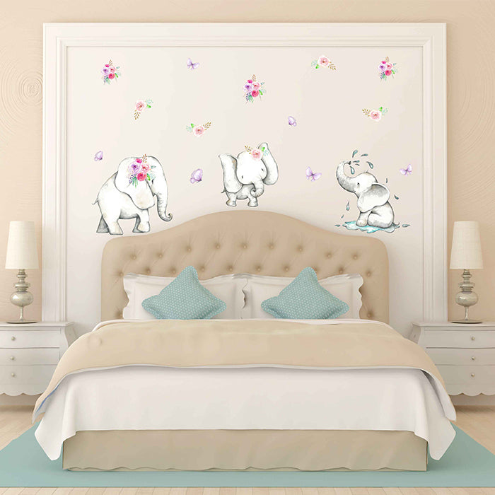 Wall Stickers For Room | Cute Elephants