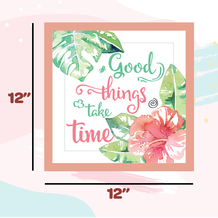 Wall Frames Tropical Vibes Quotes My Cute Stickons 