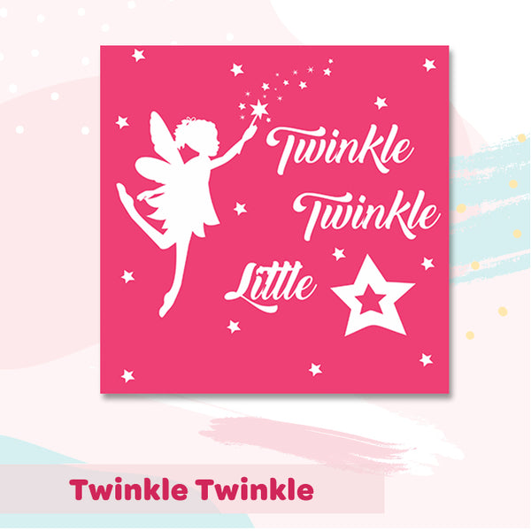 Illuminated Customized Name Canvas | Twinkle Twinkle
