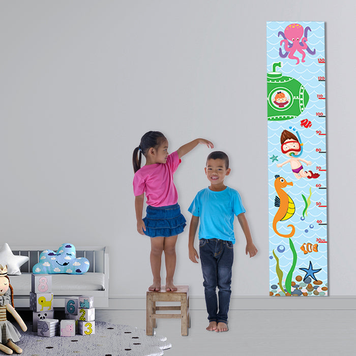 Height Chart Wall Sticker For Kids | Under The Sea