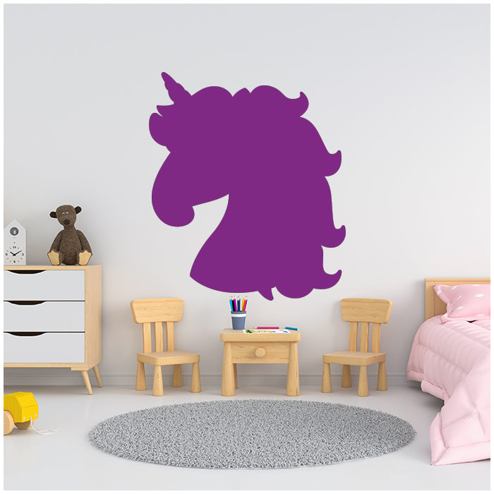 Chalk Wall Decals | Unicorn - Purple