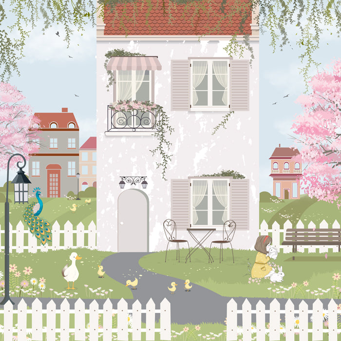 Vintage House Theme Wallpaper