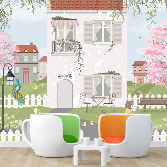Vintage House Theme Wallpaper