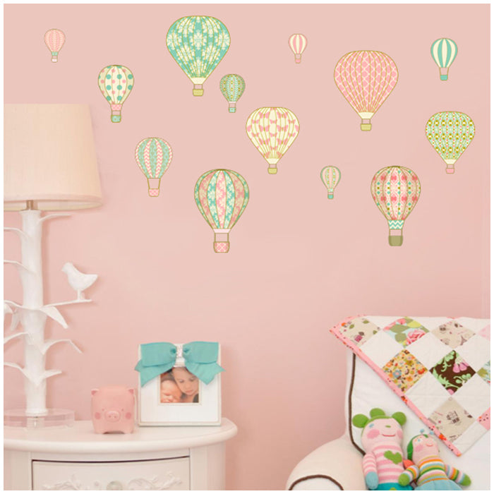 Wall Stickers For Room | Vintage Hot Air Balloon