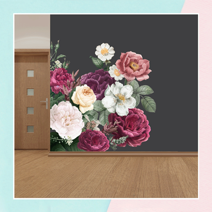 Vintage Peonies Theme Wallpaper