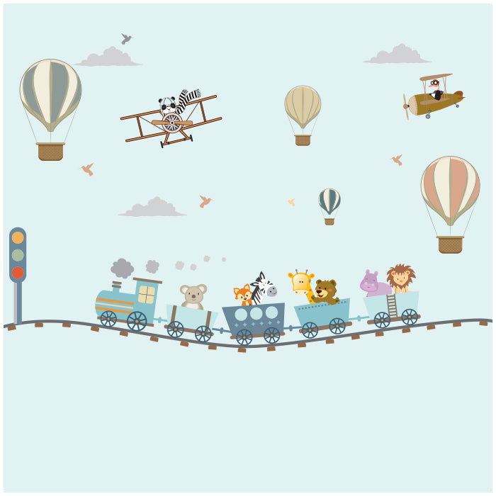 Wall Stickers For Room | Vintage Train