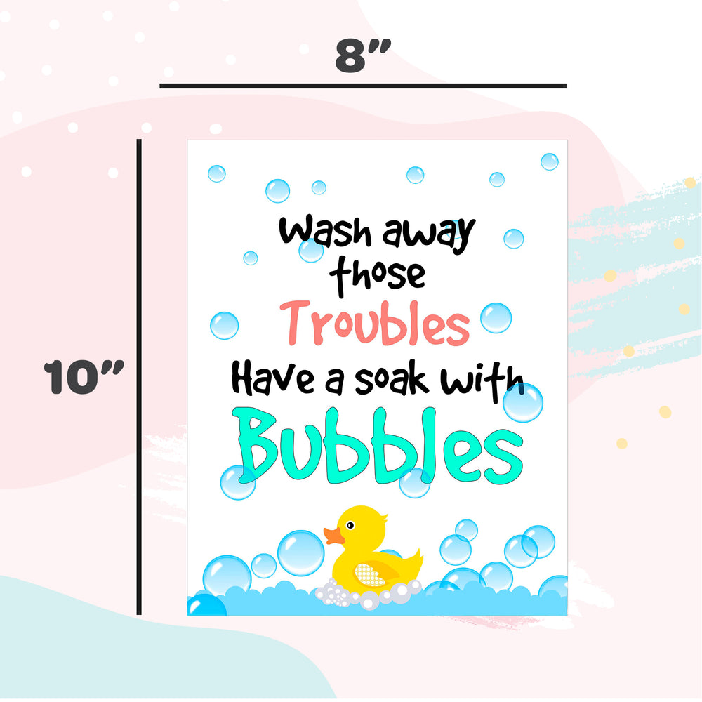 Bathroom Wall Art Frame | Wash Away the Trouble