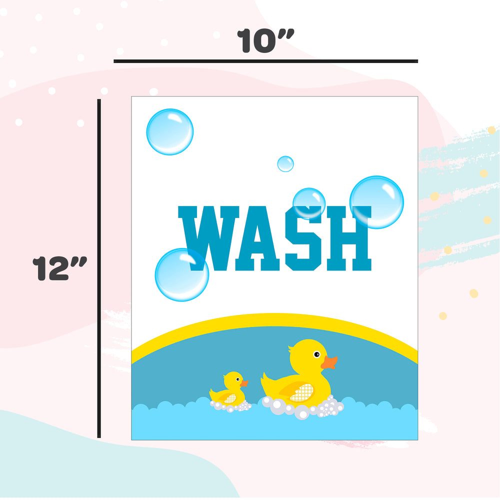 Bathroom Wall Art Frame | Yellow Duckies