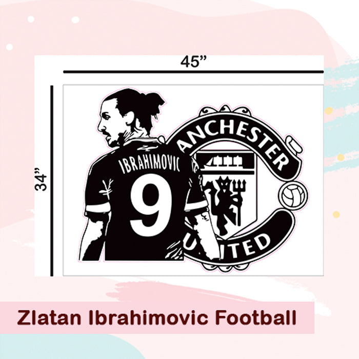 Wall Stickers For Room | Zlatan Ibrahimovic Footballer