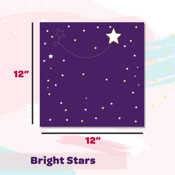Illuminated Customized Name Canvas | Bright Stars
