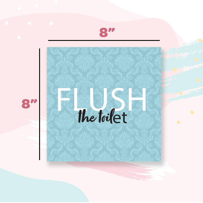 Bathroom Wall Art Frame | Flush & Brush