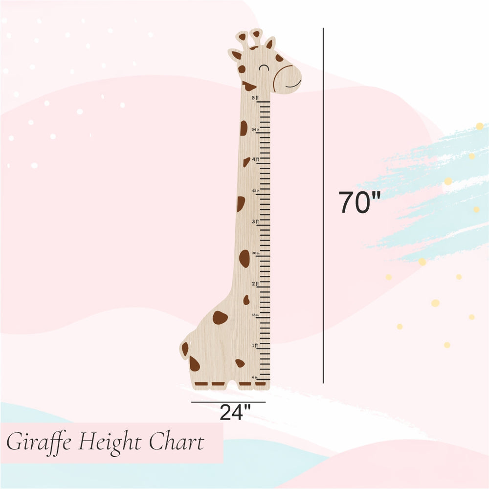 Height Chart Wall Sticker For Kids | Giraffe Height Chart