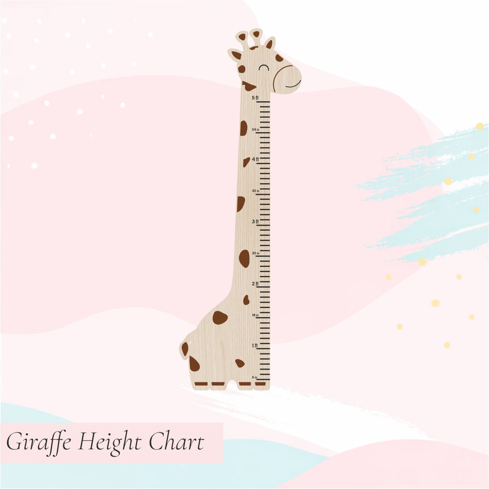 Height Chart Wall Sticker For Kids | Giraffe Height Chart