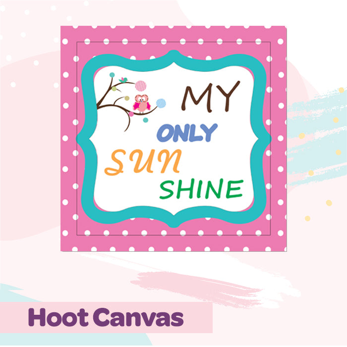 Canvas Wall Art Frame | Hoot Theme