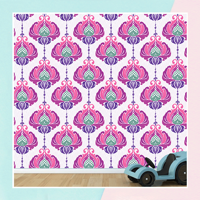 Ikat Pattern Wallpaper