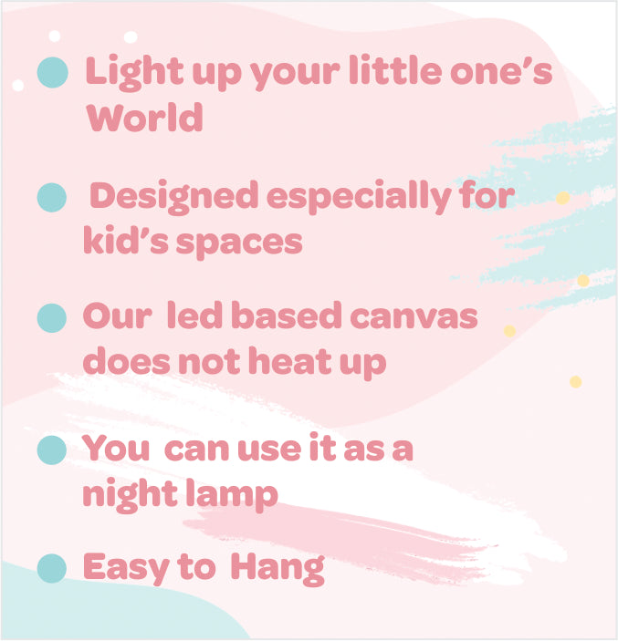 Illuminated Customized Name Canvas | Superheros