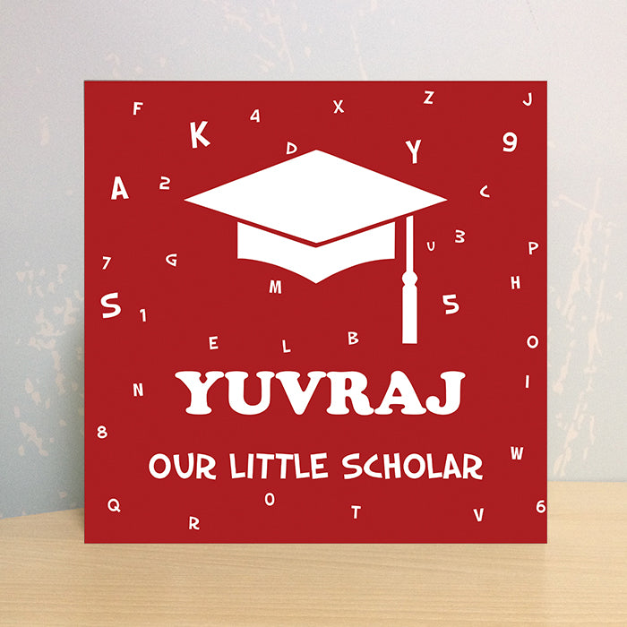 Illuminated Customized Name Canvas | Little Scholar