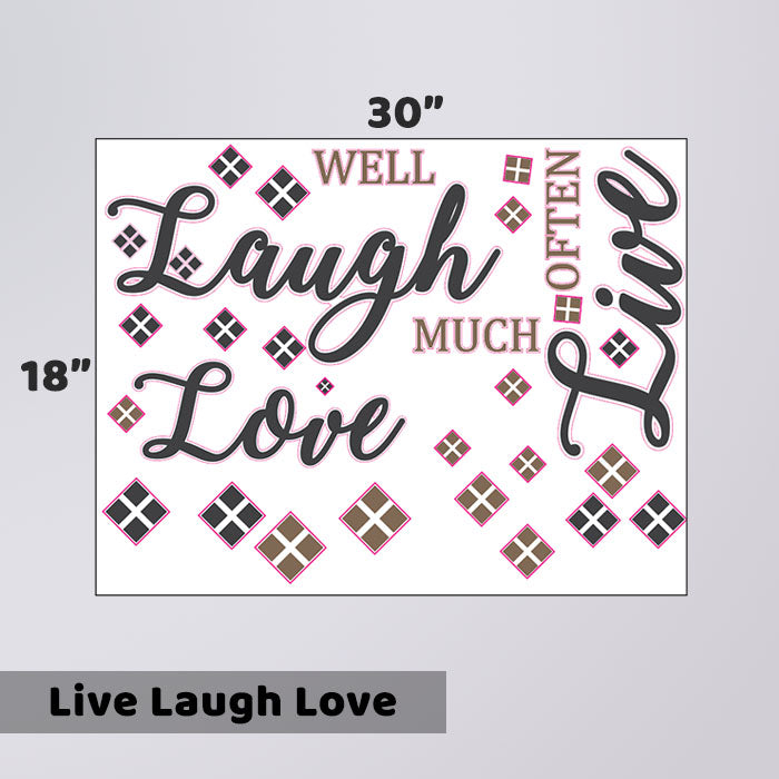 Wall Stickers For Room | Live Laugh Love