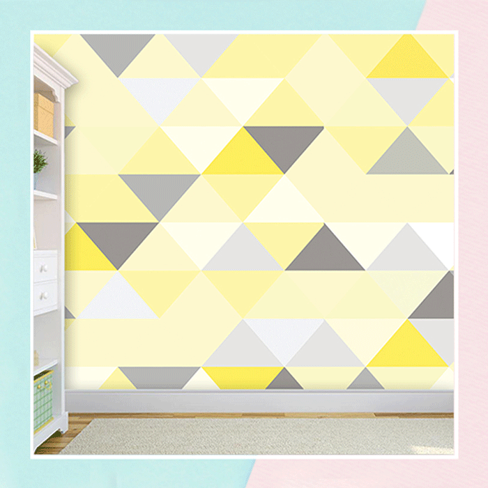 Mellow Yellow Pattern Wallpaper for Walls
