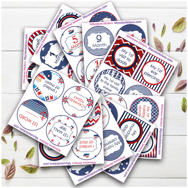 Nautical Milestone Sticker