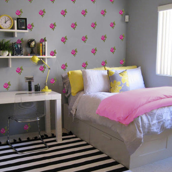 Mini Wall Art Stickers For Room | Roses