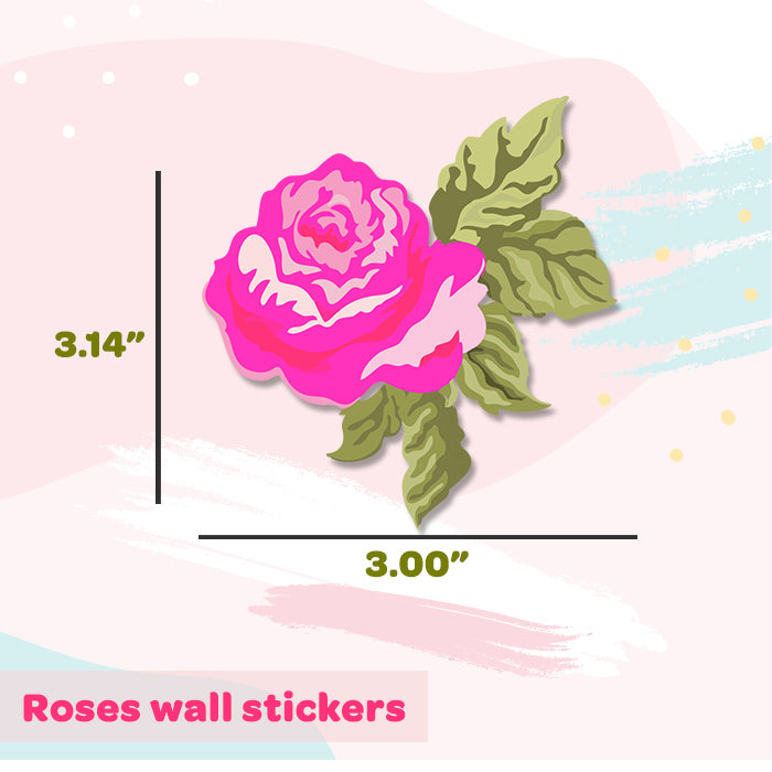 Mini Wall Art Stickers For Room | Roses