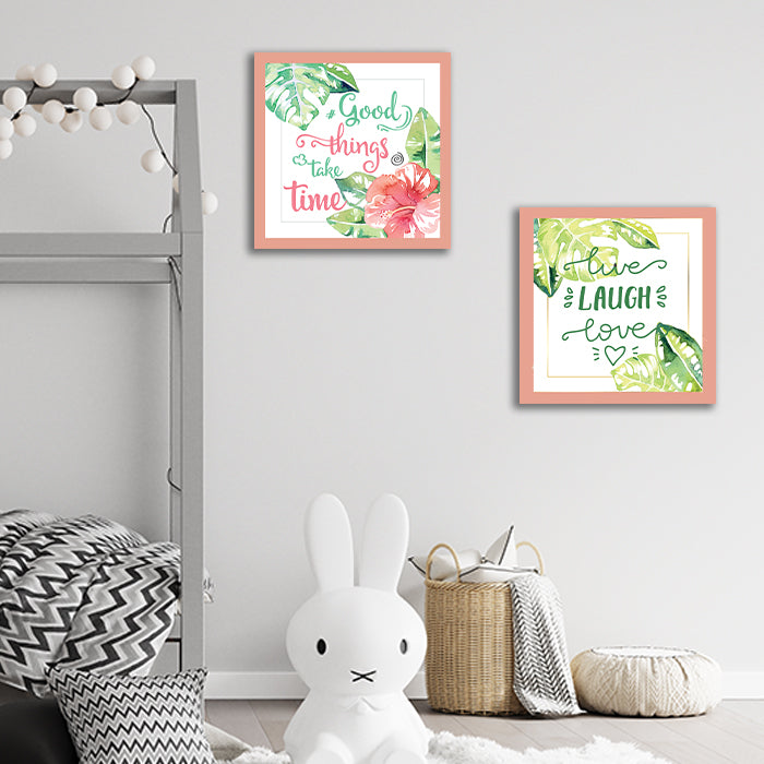 Wall Frames | Tropical Vibes Quotes