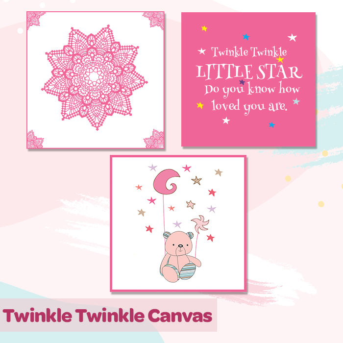 Canvas Wall Art Frame | Twinkle Twinkle