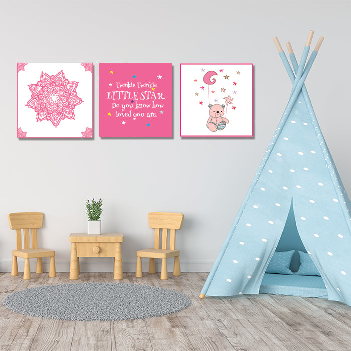 Canvas Wall Art Frame | Twinkle Twinkle
