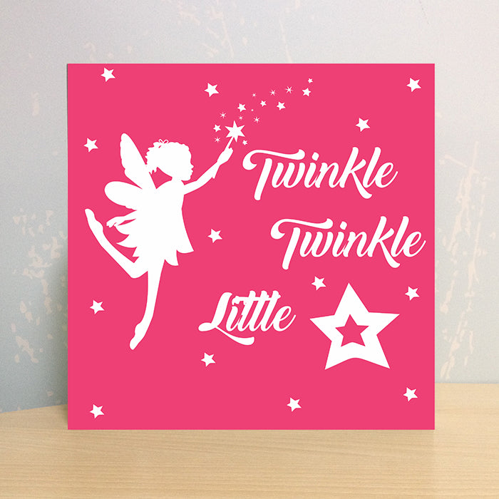 Illuminated Customized Name Canvas | Twinkle Twinkle