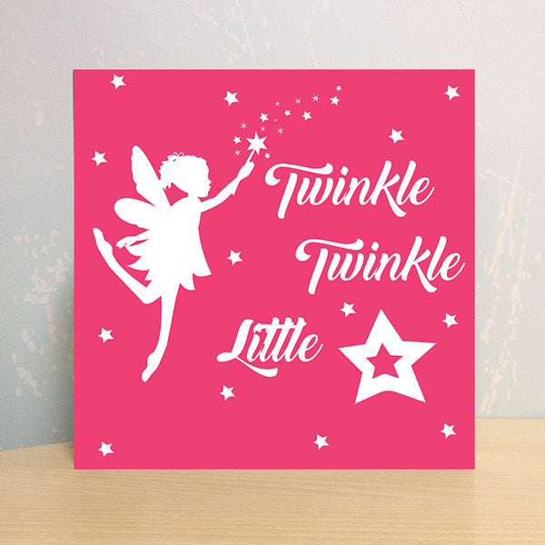 Illuminated Customized Name Canvas | Twinkle Twinkle