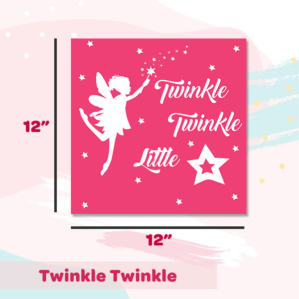 Illuminated Customized Name Canvas | Twinkle Twinkle